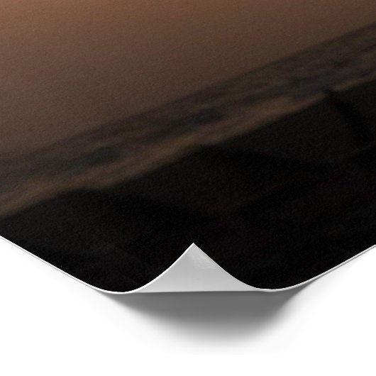 Der Strand ruft an Poster (Ecke)