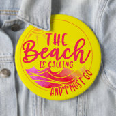 Der Strand ruft an und ich muss 76767 gehen Button (Beispiel)
