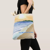 Der Strand ruft Beach Vibes an Tasche (Von Nahem)