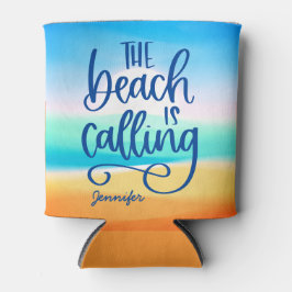 Der Strand ruft den stylischen Sommer an Dosenkühler