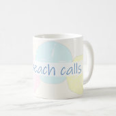 Der Strand ruft Kaffeetasse (VorderseiteRechts)