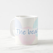Der Strand ruft Kaffeetasse (Vorderseite Links)