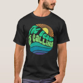 Der Strand ruft T-Shirt (Vorderseite)