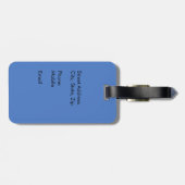 Der Strand ruft ... und ich muss gehen Gepäckanhänger (Rückseite horizontal)