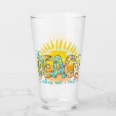 Der Strand ruft und ich muss gehen Glas (Rückseite)