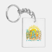 Der Strand ruft und ich muss gehen Schlüsselanhänger (Vorderseite links)