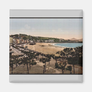 Der Strand, San Sebastián, Spanien Vintages Magnet