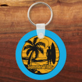 Der Strand Schlüsselanhänger (Rückseite)