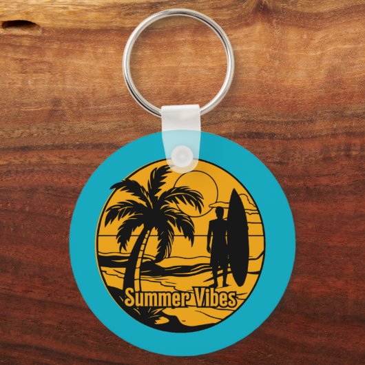 Der Strand Schlüsselanhänger (Vorderseite)