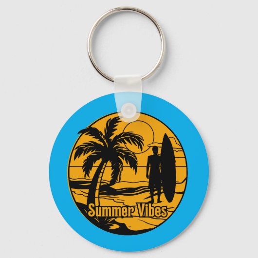 Der Strand Schlüsselanhänger (Rückseite)