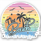 Der Strand, Sommer 2023 Aufkleber (Vorderseite)