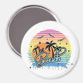 Der Strand, Sommer 2023 Magnet (Vorderseite/Rückseite)