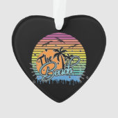 Der Strand, Sommer 2023 Ornament (Rückseite)