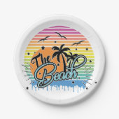 Der Strand, Sommer 2023 Pappteller (Vorderseite)
