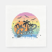 Der Strand, Sommer 2023 Serviette (Vorderseite)