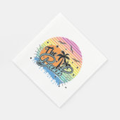 Der Strand, Sommer 2023 Serviette (Ecke)