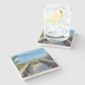 Der Strand Steinuntersetzer (Seitenansicht)