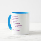 Der Strand Tasse (Vorderseite Links)