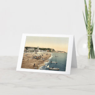 Der Strand Teignmouth, England, das seltene Fotoch Karte