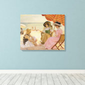 Der Strand von 1929 Leinwanddruck (Insitu (Holzboden))