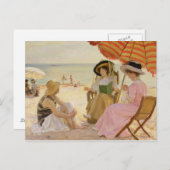 Der Strand von 1929 Postkarte (Vorne/Hinten)