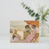 Der Strand von 1929 Postkarte (Stehend Vorderseite)