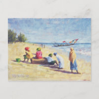 Der Strand von Abene Senegal 1997