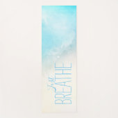 Der Strand von Aquarellon ist einfach nur ein Bumm Yogamatte (Vorderseite)