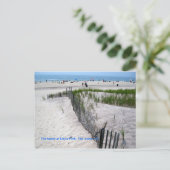 Der Strand von Davis Park Postkarte (Stehend Vorderseite)