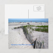 Der Strand von Davis Park Postkarte (Vorne/Hinten)