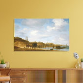 Der Strand von Egmond-an-Zee Leinwanddruck (Insitu (Wohnzimmer))