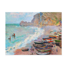 Der Strand von Etretat Claude Monet