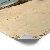 Der Strand von Højen bei P.S. Krøyer, Art Poster (Ecke)