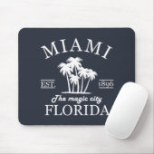 Der Strand von Miami City in Florida Mousepad (Mit Mouse)