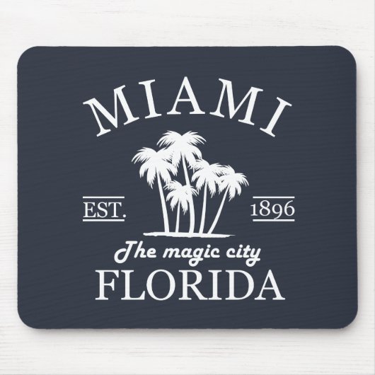 Der Strand von Miami City in Florida Mousepad (Vorne)