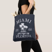 Der Strand von Miami City in Florida Tasche (Von Nahem)