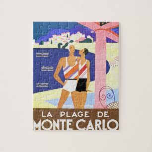 Der Strand von Monte Carlo Puzzle