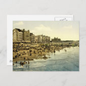 Der Strand von Ostende Belgien Postkarte (Vorne/Hinten)