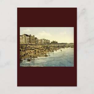 Der Strand von Ostende Belgien Postkarte