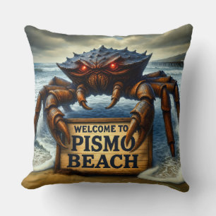 DER STRAND VON PISMO - "KÜSTENKLAPPEN". KISSEN