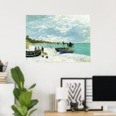 Der Strand von Sainte-Adresse Claude Monet Poster (Heimbüro)