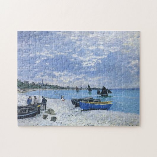 Der Strand von Sainte-Adresse Monet Fine Art Puzzle (Horizontal)