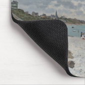 Der Strand von Sainte-Adresse von Claude Monet Mousepad (Ecke)