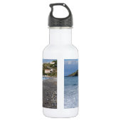 Der Strand von Scalea Trinkflasche (Rückseite)