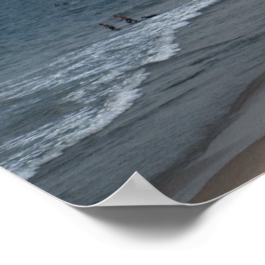 Der Strand von Tel Aviv Poster (Ecke)