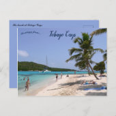 Der Strand von Tobago Cays Postkarte (Vorne/Hinten)