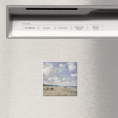 Der Strand von Tourgeville, 1893 Magnet (In Situ (Geschirrspüler))