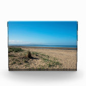 Der Strand von Troon Schottland Postkartenposter Fotoblock (Vorderseite)