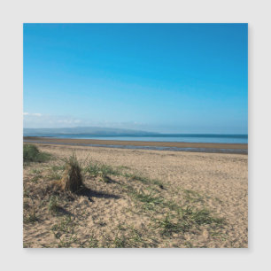 Der Strand von Troon Schottland Postkartenposter Magnetkarte