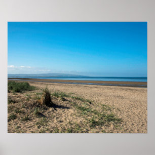 Der Strand von Troon Scotland Postcard Poster
